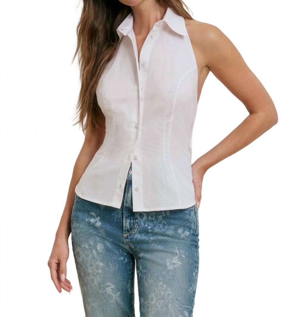 NEW FAVORITE DAUGHTER behind the bow top in white